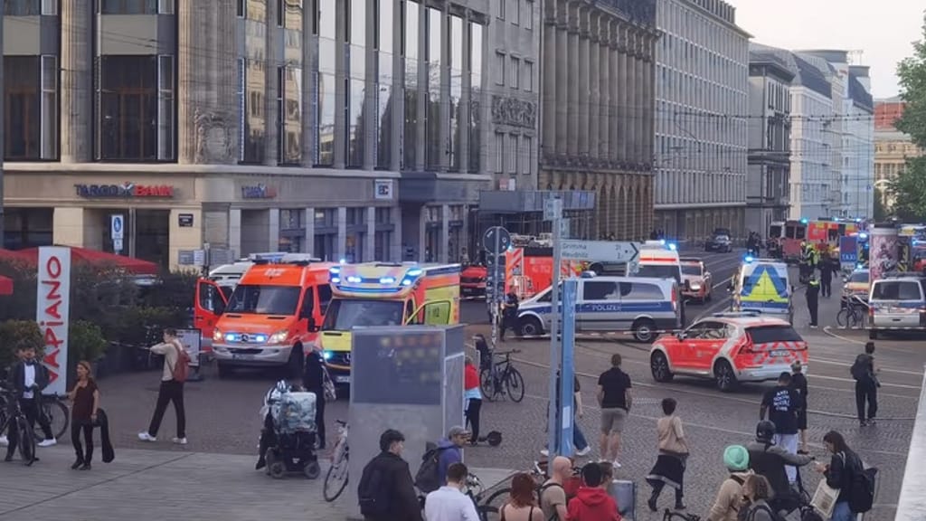 Auto rast in Menschenmenge in Leipzig! - news - exxpress Nachrichten