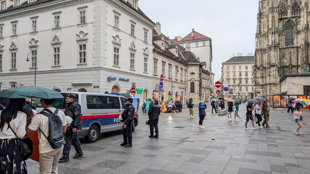 Lebendige Fackel: Mann zündet sich vor Stephansdom an - news - exxpress Nachrichten