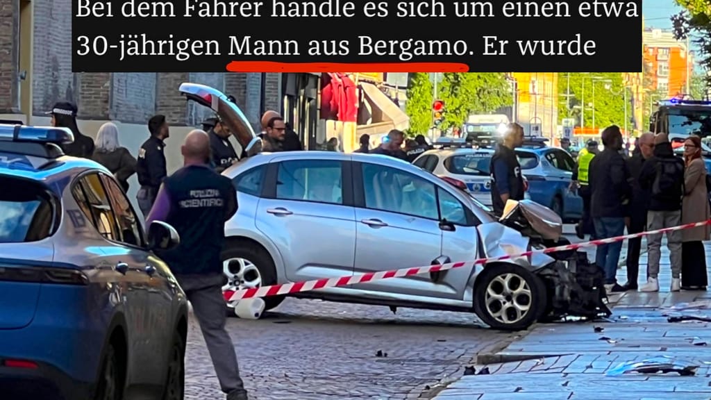 Shitstorm nach Modena-Attacke: Aus Salim El Koudri wird „Mann aus Bergamo“ - news - exxpress Nachrichten