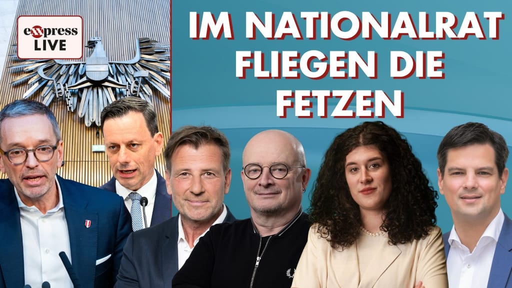 exxpress live – Donnerstag, ab 7.00 Uhr: Schlagabtausch zwischen FPÖ-Kickl und ÖVP-Gödl - politik - exxpress Nachrichten