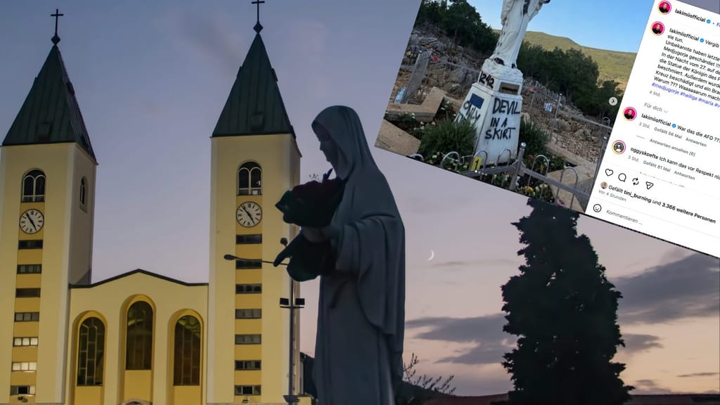 Marienstatue beschmiert, Altar angezündet: Vandalen attackieren Wallfahrtsort - news - exxpress Nachrichten