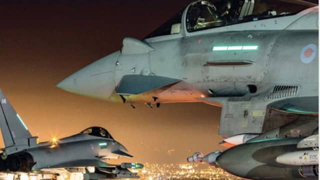 Blitz-Bombenangriff im Jemen: Britische Eurofighter überraschen Houthi-Truppen