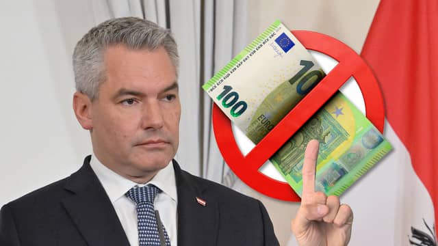 Nehammer: Jetzt Schluss mit Bargeld für Asylwerber