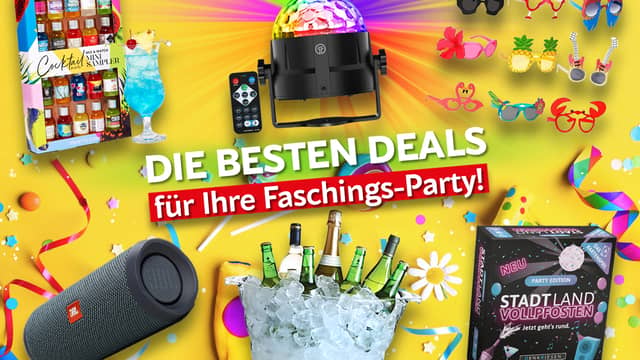 Die besten Deals für die Faschingsparty!