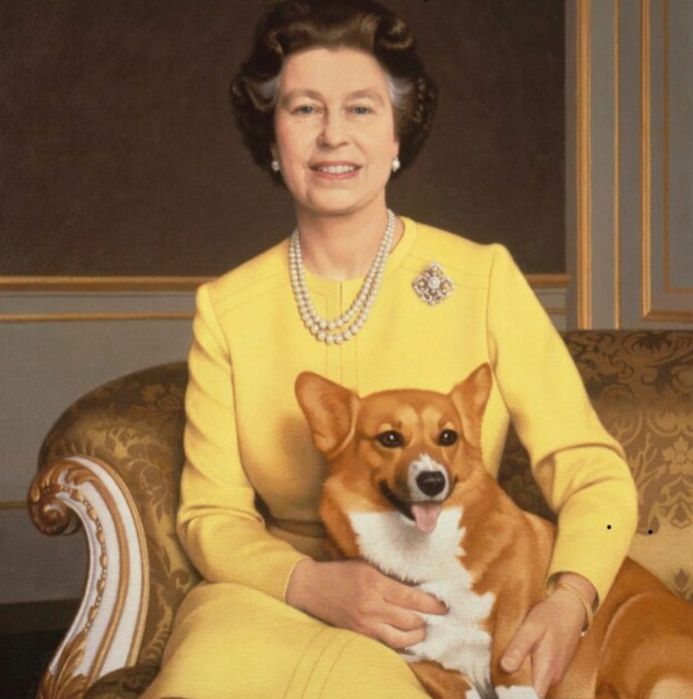 Diese beiden süßen Hundewelpen trösten jetzt die trauernde Queen | Exxpress | Kunstdrucke