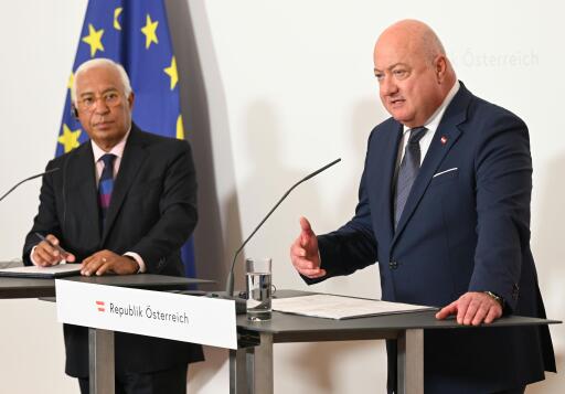 EU-Ratspräsident Costa bei Stocker: „Putin an den Verhandlungstisch zwingen”