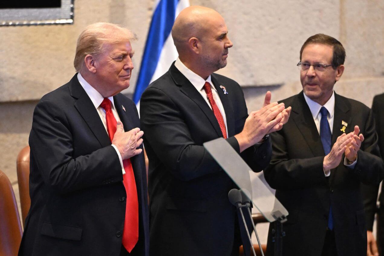 Breaking-News-Ticker: Trump sorgt für beispiellose Jubelstürme in der Knesset