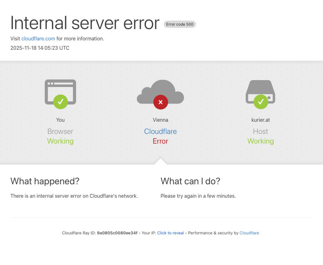 Cloudflare-Störung legt Internet weltweit lahm